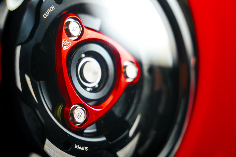 Carter trasparente per frizioni a olio Ducati Panigale 959, 1199 e 1299 - Edizione Bicolore